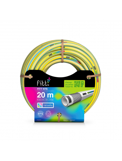 Пищевой противоскручивающийся шланг FITT NTS Yellow 1/2 20 m