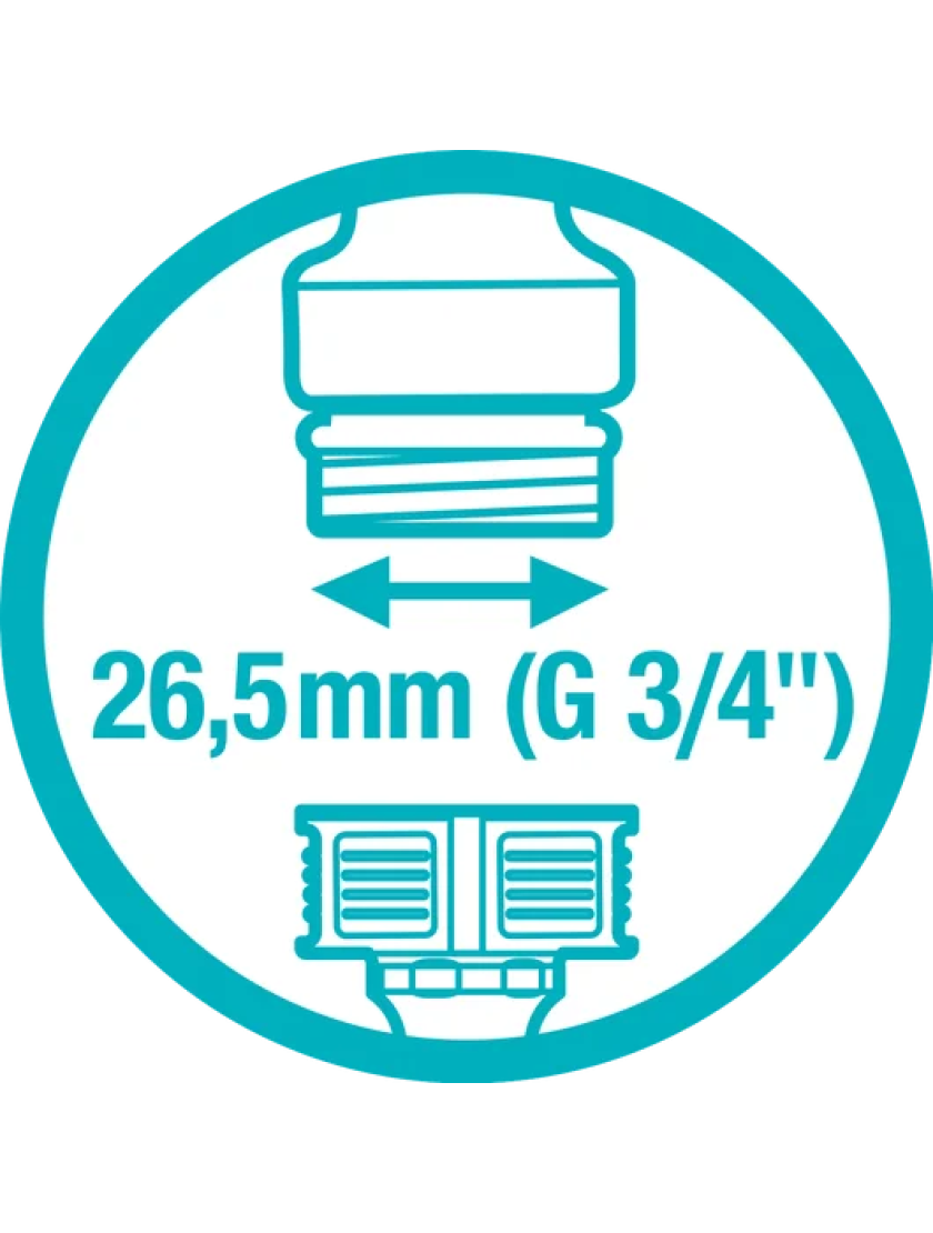 Штуцер Gardena Anti-Splash 26,5 мм (G 3/4